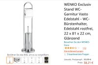 Wenko Garnitur stand WC Edelstahl Np 40€ Bayern - Gangkofen Vorschau