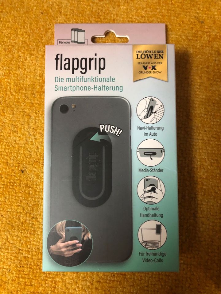 Handyhalterung Flapgrip (Höhle der Löwen) in Niedersachsen - Kirchlinteln, Telefon gebraucht kaufen