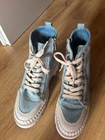 Sneaker Canvas hellblau knöchelhoch von Tamaris Gr. 39 Niedersachsen - Celle Vorschau