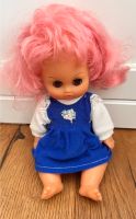 DDR Puppe mit Schlafaugen und rosa Haaren 29 cm Sachsen - Pegau Vorschau