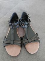 Sandalen Sandaletten Riemchen schwarz 40 Hessen - Lahntal Vorschau