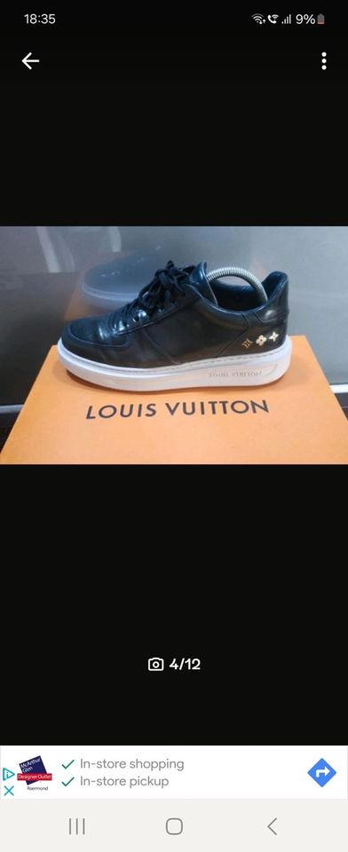 Original Louis Vuitton Sneackers in schwarz in Elsdorf