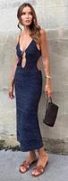 Strickkleid/Sommerkleid/Blau/Zara/Gr.S/Neu mit Etikett Mitte - Tiergarten Vorschau