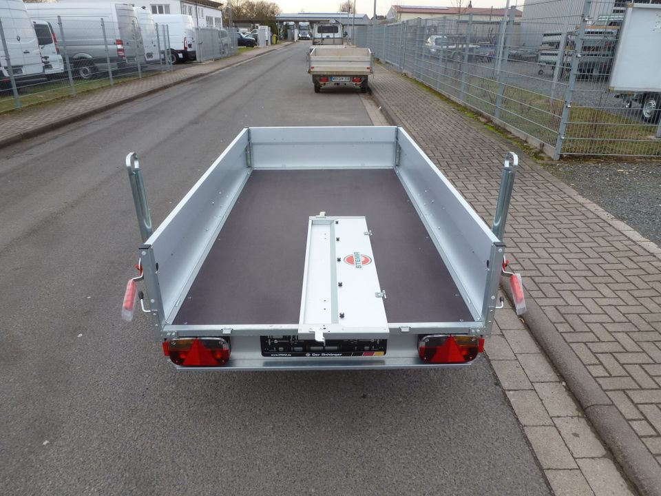 PKW Anhänger STEMA 750 KG NEU 251x128cm 100 km/h Stützen Stützrad in Breitenworbis