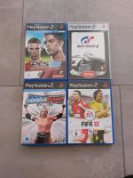 Playstation 2 PS2 Spiele PES2008 FIFA12 Gran Turismo 4 Smack Down Bayern - Uehlfeld Vorschau