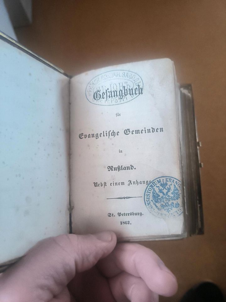 Ev. Gesangbuch aus St.  Peterburg. 1862 Jahr. in Böbingen