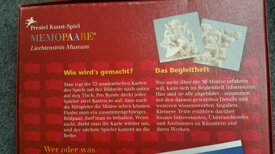 Paare Memopaare Memory Erwachsene Museum in Wetzlar