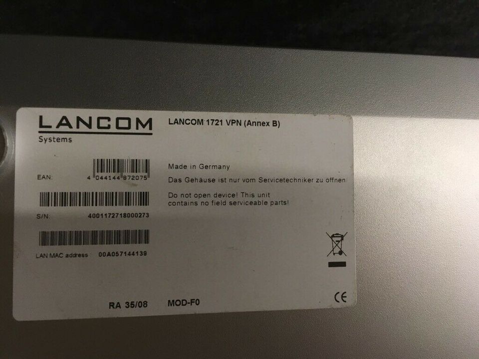 Lancom 1721 VPN Router Annex B in Bielefeld