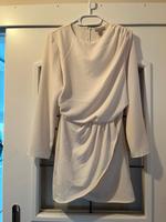 Damen, Party Kleid Freizeitkleidung m. Schulterpolster, Creme M. Bayern - Karlsfeld Vorschau