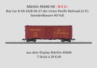 Märklin 45646 H0 - NEU - Box Car der U.P. aus dem Display 45646 Bayern - Jettingen-Scheppach Vorschau