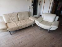 creme-weiße Leder-Sofa und Couch Abholung in Bayreuth Bayern - Bayreuth Vorschau