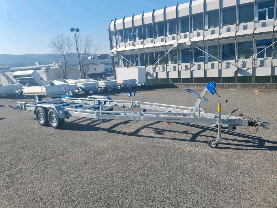 3500 kg BA 3500 L TpV Böckmann Bootstrailer **Boote bis 8,60 m** in Mosbach