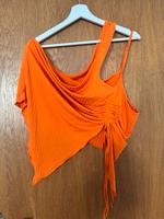 Orangenes One Shoulder Top Köln - Porz Vorschau