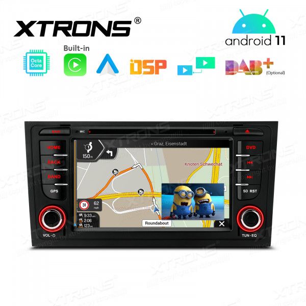 Xtrons Autoradio PE72AA6 für Audi A6,S6,RS6 1997-2004 2GB+32GB in Burghausen