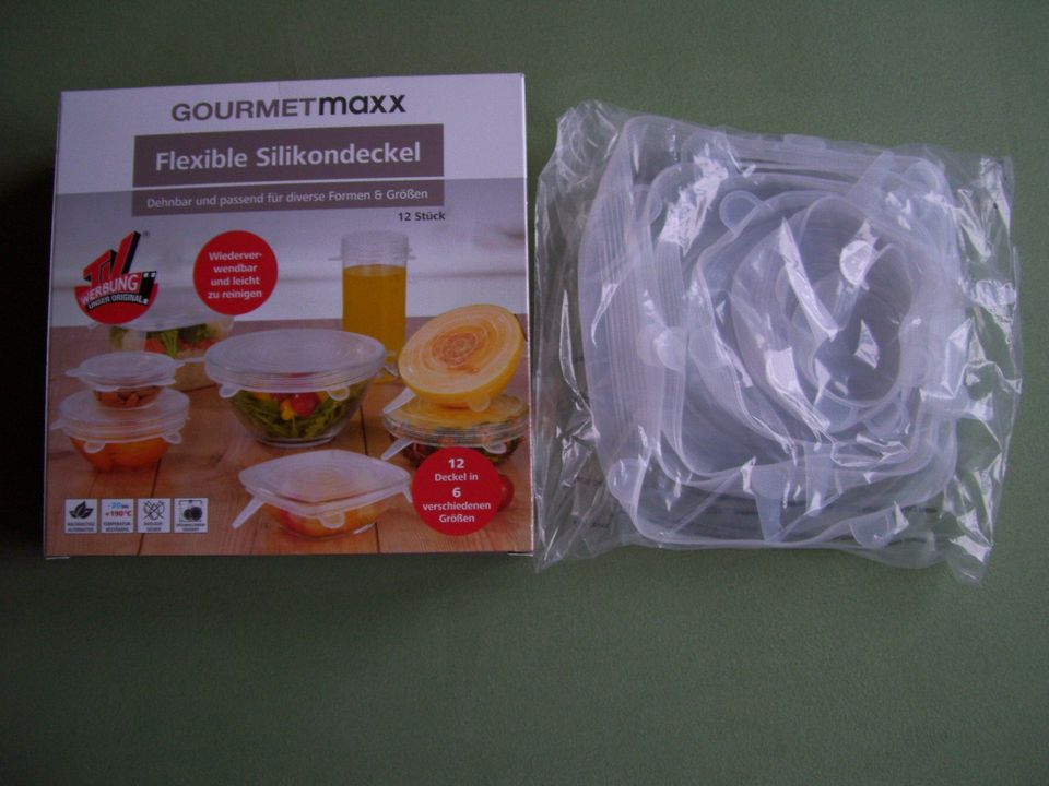 Gourmetmaxx 6x Flexible Silikondeckel transparent dehnbar Deckel in Berlin  - Neukölln | eBay Kleinanzeigen ist jetzt Kleinanzeigen