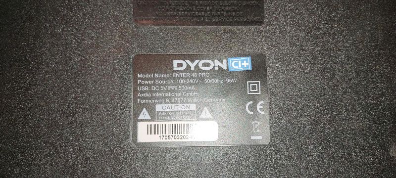 DYON Enter 48 Pro-X (48 Zoll) TV Fernseher (Full-HD, Triple in Bayern -  Karlsfeld | Fernseher gebraucht kaufen | eBay Kleinanzeigen ist jetzt  Kleinanzeigen