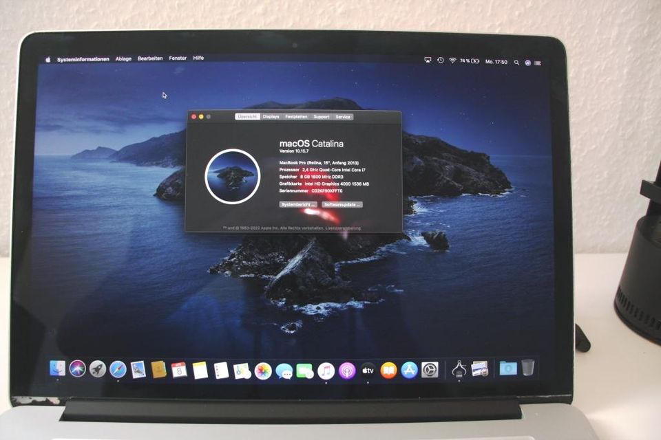 Apple MacBook Pro, A1398 ( 2013) 15.4 Zoll in Mönchengladbach