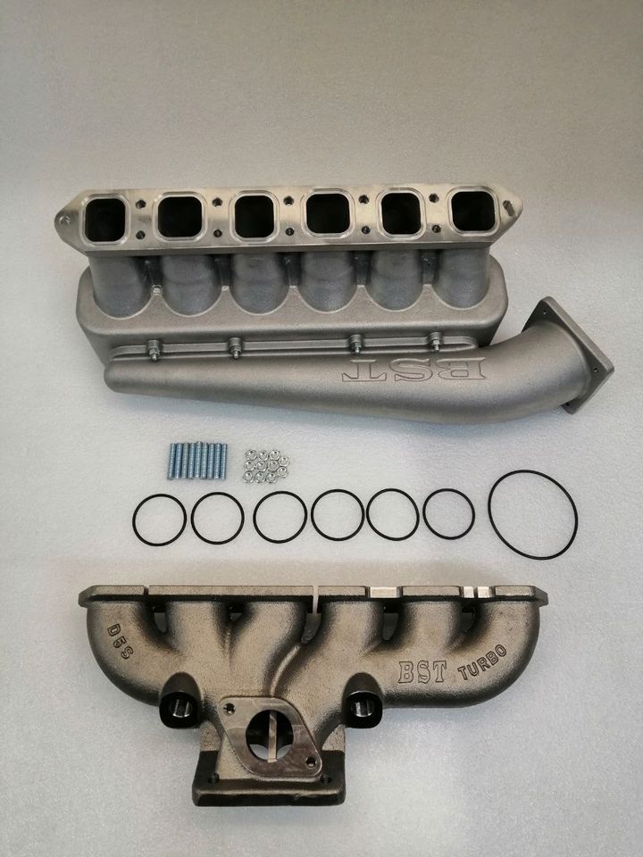 R32 Turbo Starter - Kit  Abgaskrümmer + Spaltsaugrohr in Todtenweis