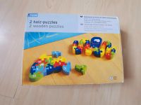 2x Kinder Lern Holz Puzzle, Buchstaben, Zahlen, Vorschule Bayern - Lappersdorf Vorschau