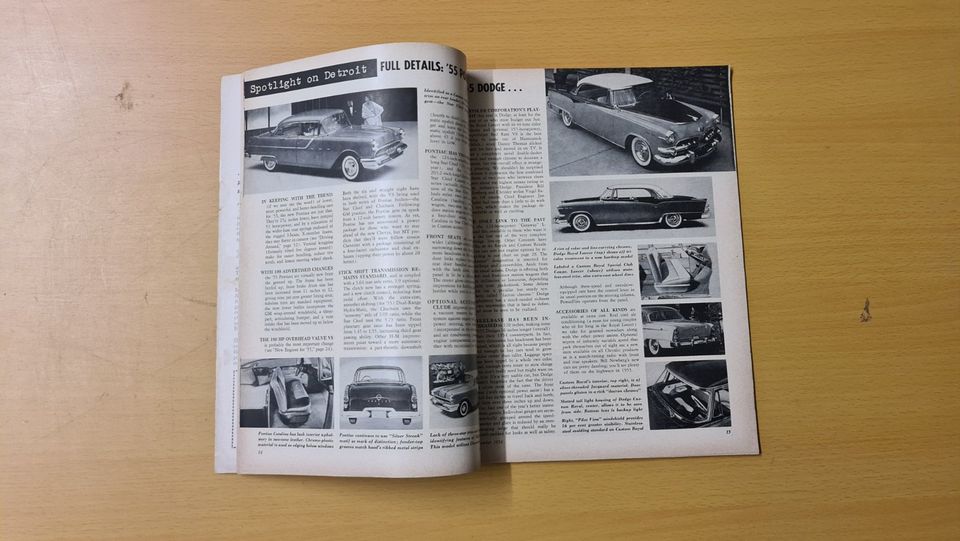 Motor Trend Magazin Dezember 1954 / 1955 Chevrolet Ford Dodge in Besigheim
