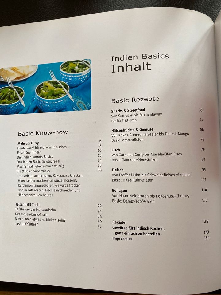 Kochbuch Indisch „Indien Basics“ in Ravensburg