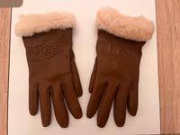 Lederhandschuhe UGG Braun / Camel Gr. M Niedersachsen - Vordorf Vorschau