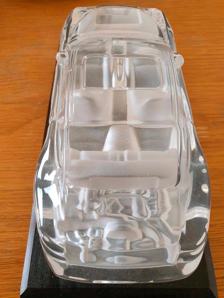 Magic Crystal Porsche 911 Bleikristall Kristall Glas Modell in Karben