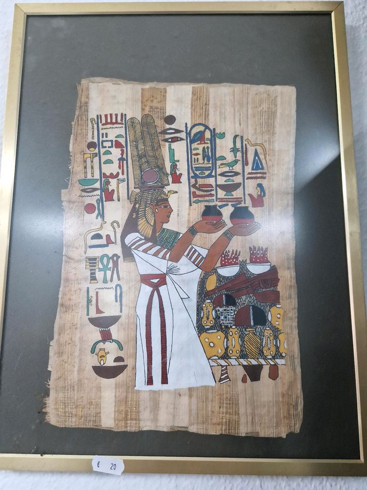 Papyrusbild Ägypten in Duisburg