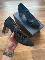 D&G Dolce & Gabbana Pumps High Heels Spitze schwarz - Größe 39,5 Berlin - Steglitz Vorschau