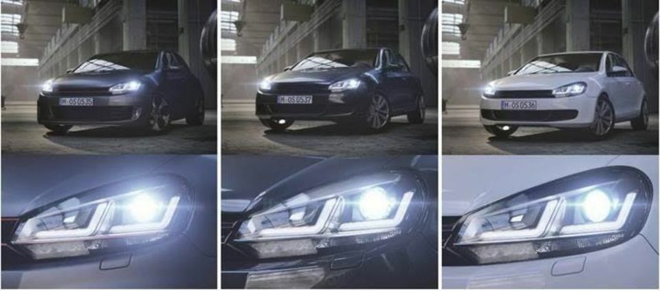 LEDriving® XENARC® Golf 6 VI BLACK EDITION Xenon Scheinwerfer LED  Tagfahrlicht 