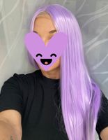 Damen Lace front Perücke Cosplay Anime Hochwertig lila glatt wig Essen - Rüttenscheid Vorschau