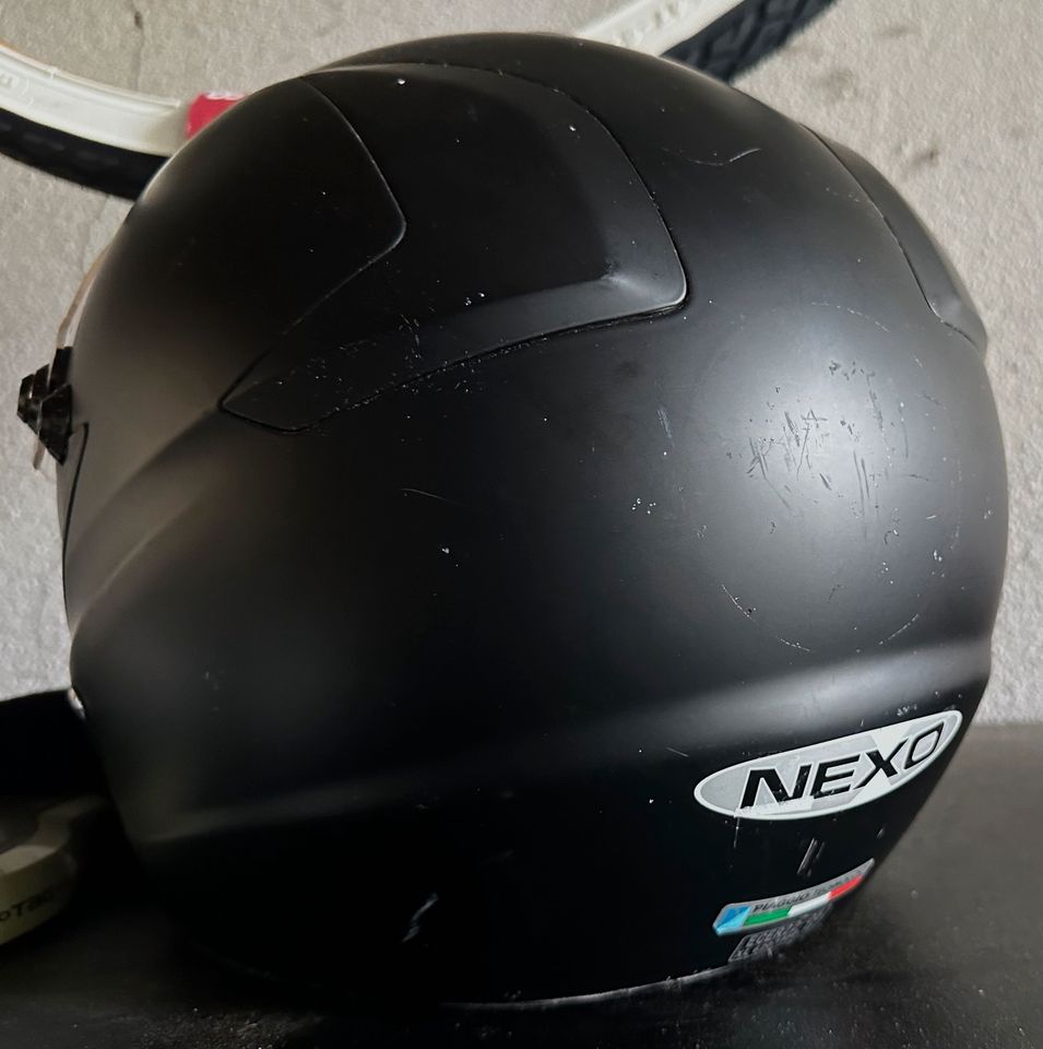 Nexo Vespa Streetfighter Cross Helm XL in Grefrath