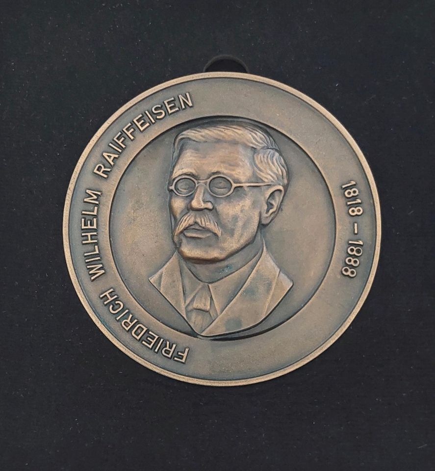 MEDAILLE BRONZE FRIEDRICH WILHELM RAIFFEISEN in Müllheim