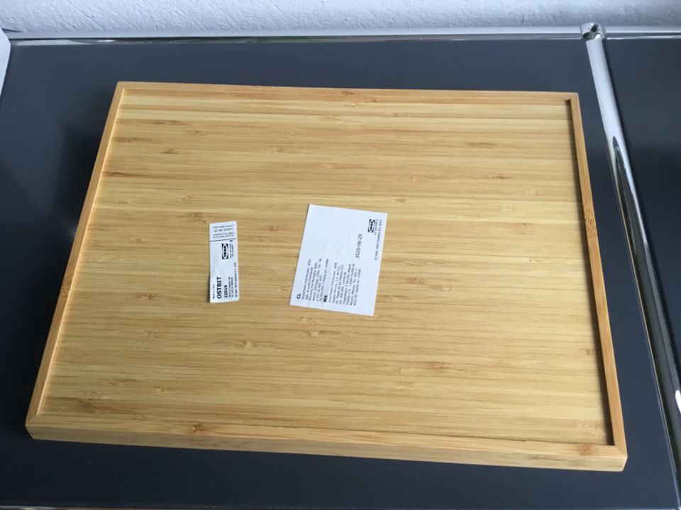 IKEA OSTBIT Bambus HolzTablett 25x33cm ServierPlatte 6Stück vorha in Püttlingen