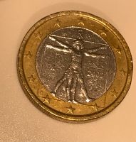 1€ Münze 2002, Leonardo da Vinci, Fehlprägung Bielefeld - Bielefeld (Innenstadt) Vorschau