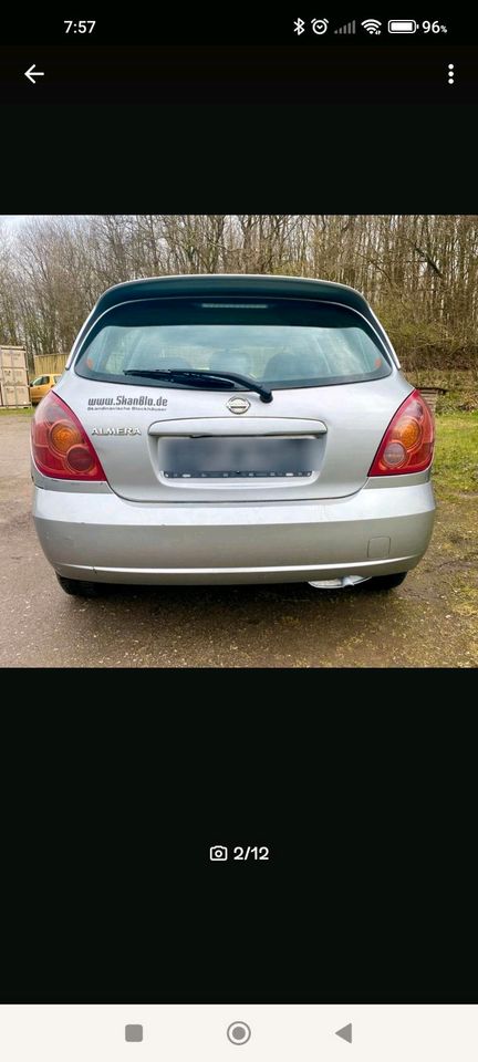 Nissan Almera BJ 12/2006. Tüv 01/2026 in Wacken