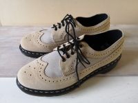 Damen Schnürer Brogue Schuhe Dr Martens Gr 42 hell creme Leder Nordrhein-Westfalen - Erkrath Vorschau