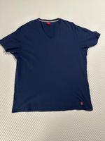 S.Oliver Herren T-Shirt - Gr. XXL - blau - V-Ausschnitt Hessen - Roßdorf Vorschau