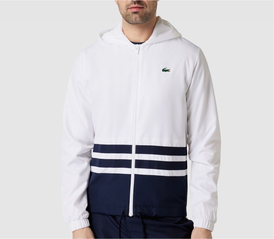 Lacoste Sweatjacke in Gr M Weiss N.P-149,99€.! in Kassel