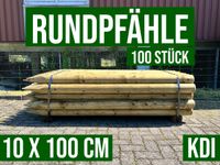 100 Pfähle Pfosten Holzpfahl Baumpfahl Rundpfahl 10 x 100 cm KDI Nordrhein-Westfalen - Lennestadt Vorschau
