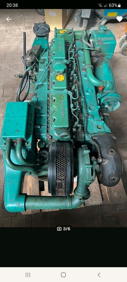 VOLVO PENTA AQAD DIESELMOTOR MOTOR DIESEL 6- ZYLINDER 200 PS in Bad Schwartau