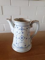 Kaffeekanne Blumenvase indisch blau Strohblume Niedersachsen - Bückeburg Vorschau