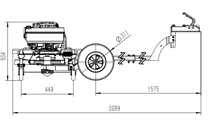 Zaunmäher ATV/Quad Mähwerk Kleintraktor Rasentraktor Kantenmäher in Lüneburg