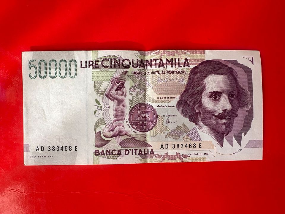 Bank Of England Ein Pfund (x3) 50.000 Lire Italien (x1) Banknoten in Berlin