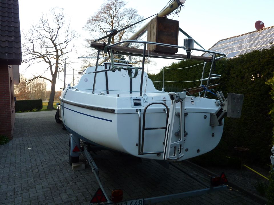 Segelboot Neptun 22 mit Trailer in Barßel