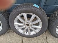 VW  Winterreifen auf Original VW Alufelgen 6x16ET48 205/55R16H Nordrhein-Westfalen - Monheim am Rhein Vorschau