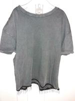 Graues T-shirt mit Silberfäden Bayern - Karlskron Vorschau