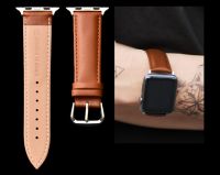 Leder Armband für die Apple Watch 1 2 3 4 5 in braun Nordrhein-Westfalen - Herne Vorschau