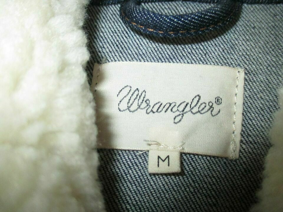 Wrangler Jeansjacke Jacke Teddyfellkragen Herbst abnehmbar Gr. M in Bergheim