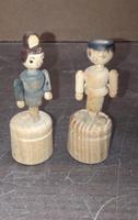 DDR Holzpüppchen mit Gummizug Sachsen-Anhalt - Gommern Vorschau